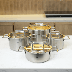 Bộ nồi Fissler Pure Collection 4 món vung kính made in Germany