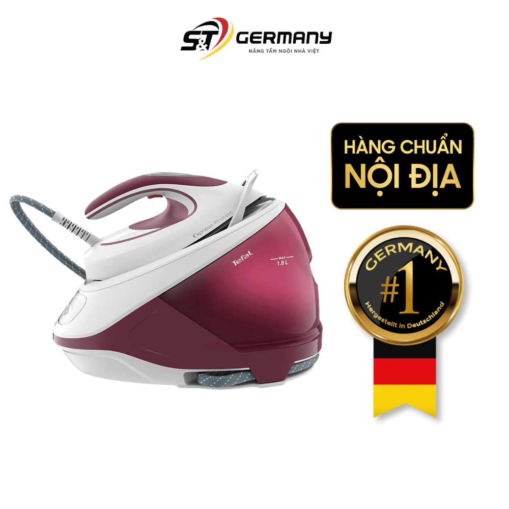Bàn là hơi nước cao cấp Tefal SV9201 Express Protect màu đỏ