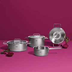 Bộ nồi Fissler Pure Collection 5 món kèm quánh made in Germany