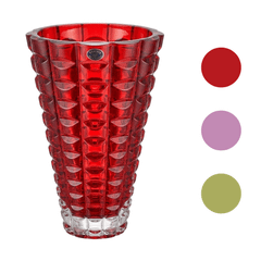 Lọ hoa Millenium 26cm Crystal Bohemia nhiều màu