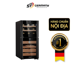 Tủ tích hợp cigar, rượu vang Klarstein 89L