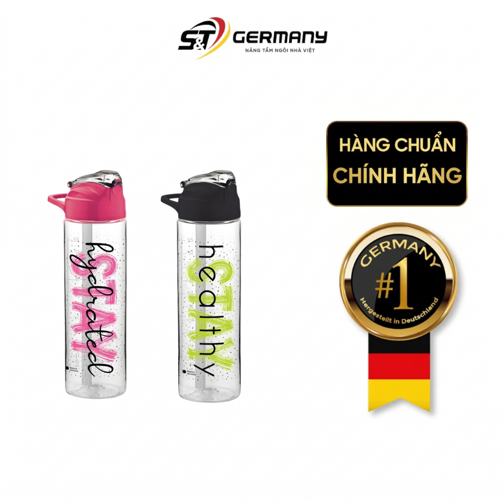 Bình nước Tritan cao cấp Renga Falcon 630ml - 912016-024 nhiều màu