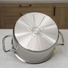 Bộ nồi Fissler Profi 5 món kèm chảo inox Profi 24/28cm made in Germany