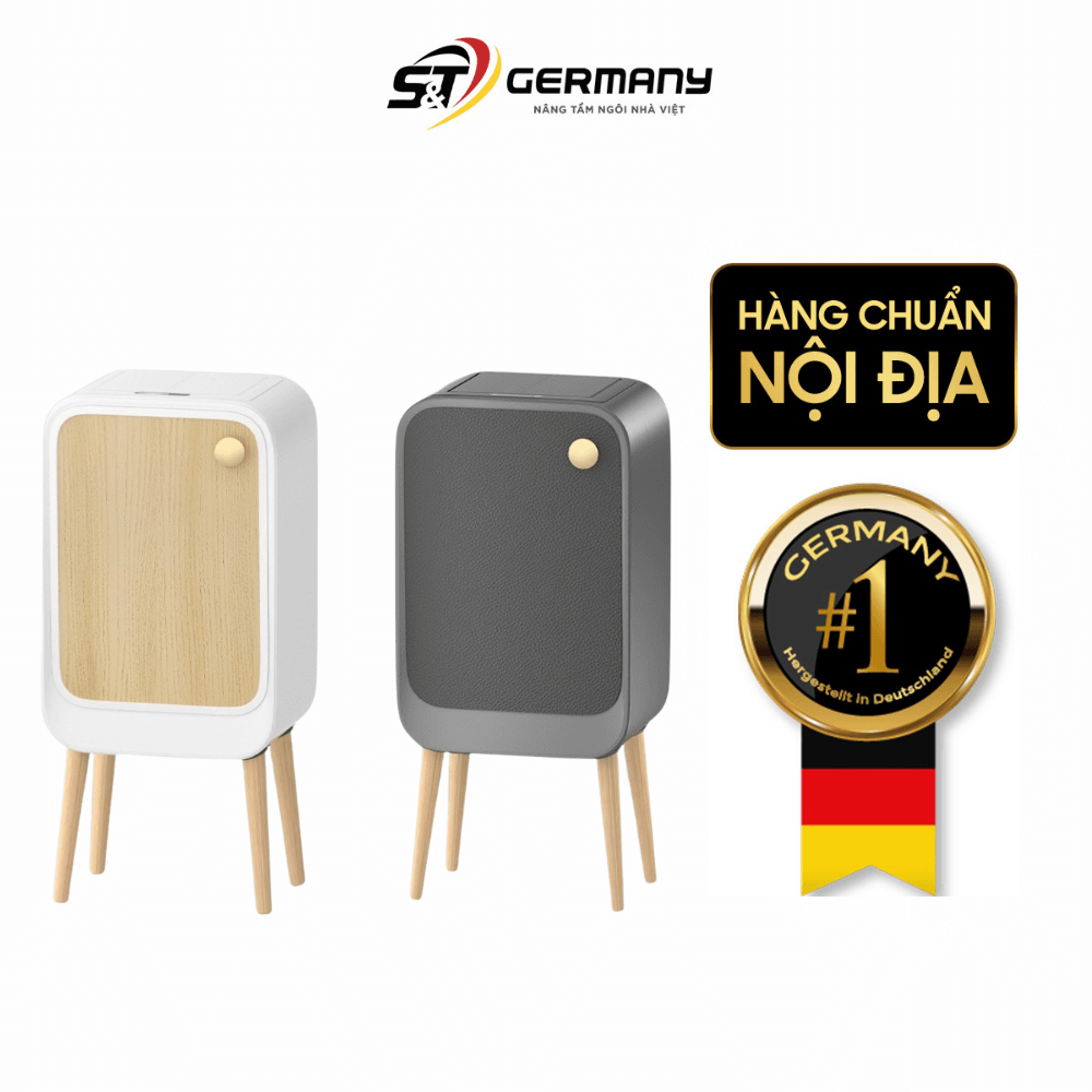 Thùng rác cảm biến ELPHECO mở hai cánh có chân 20L, nhiều màu