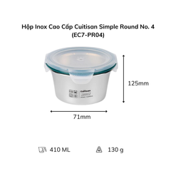Hộp Inox Cao Cấp Cuitisan Simple nhiều dung tích