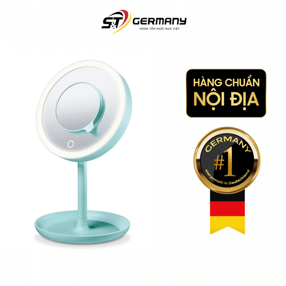 Gương trang điểm đèn Led BEURER BS45 màu xanh