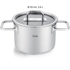 Bộ nồi Fissler Viseo PRO 5 món vung kính kèm quánh