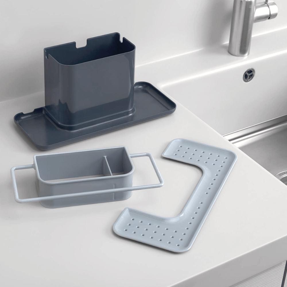 Khay đựng dụng cụ bồn rửa tự khô Joseph Joseph Caddy Large (Grey) 85070