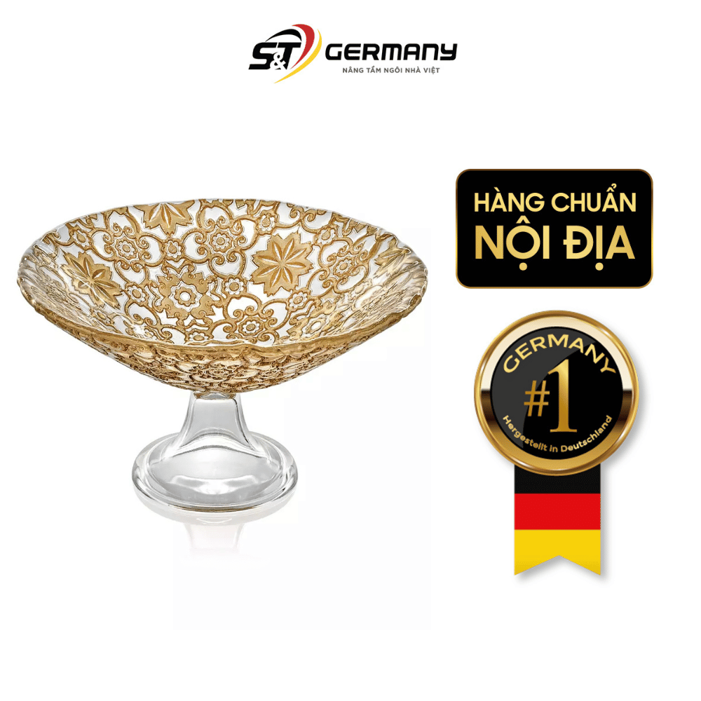 Chân bồng Arabesque Gold Leaf 25cm IVV 7408.2