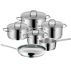 Bộ nồi WMF Inspiration 6 món kèm quánh và chảo thép 24cm