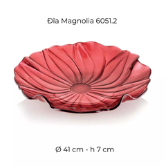 Đĩa pha lê IVV Magnolia nhiều màu, nhiều kích cỡ