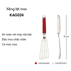 Xẻng lật inox KitchenAid Coreline KAG024 nhiều màu