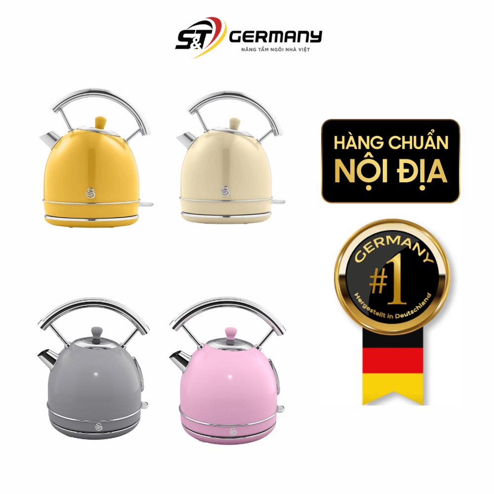 Ấm siêu tốc SWAN Retro 3000W 1,8L