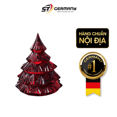 Thố Tree 16.5cm Crystal Bohemia màu xanh lá/ màu đỏ