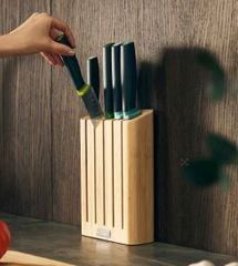 Bộ 5 dao kèm hộp đựng bằng tre Joseph Joseph Elevate Bamboo 10300