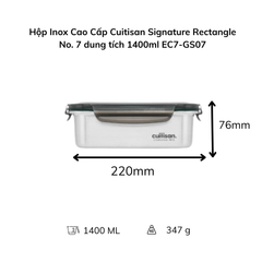 Hộp Inox Cao Cấp Cuitisan Signature nhiều dung tích