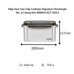 Hộp Inox Cao Cấp Cuitisan Signature nhiều dung tích
