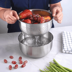 Bộ 2in1 (âu + rổ inox) 20,5-21cm GKÖCH MYXED1718