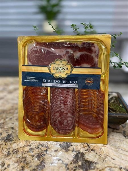 Set MIX JAMON & SALAMI ESPANA SURTIDO 150g date 3/2024