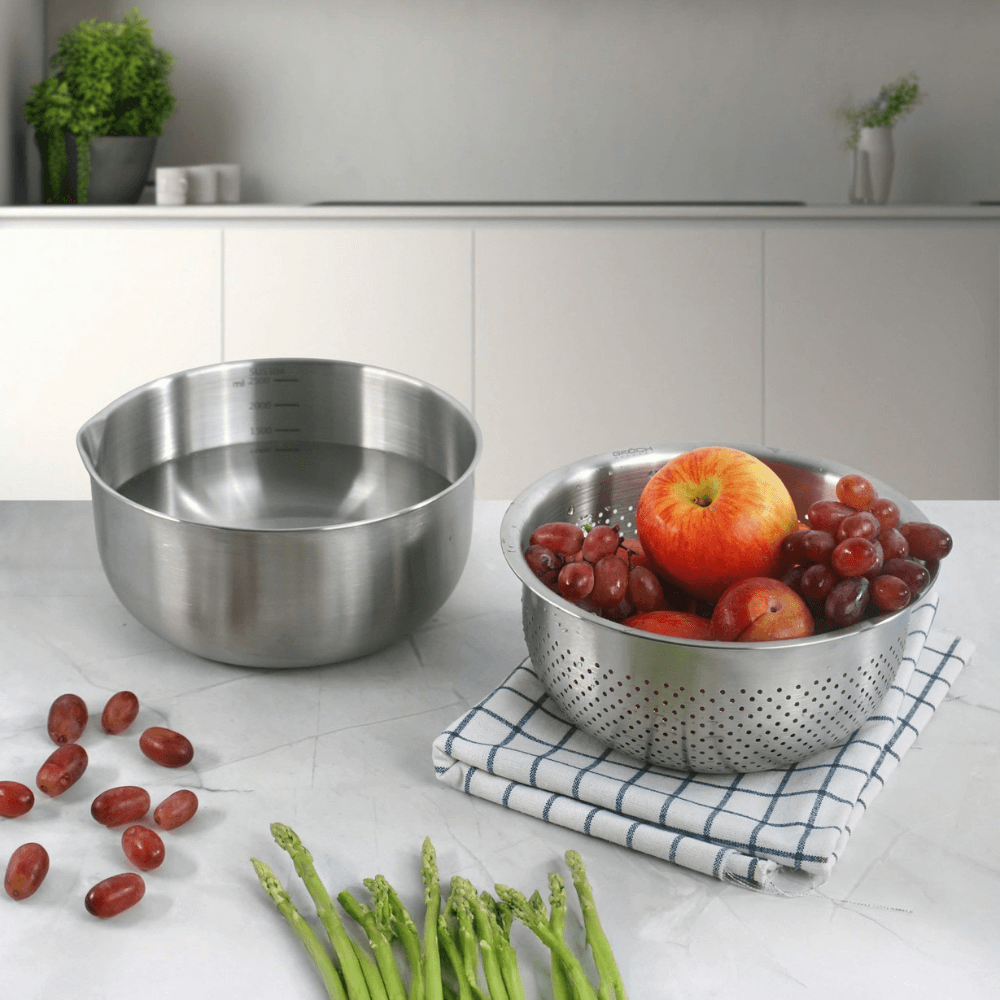 Bộ 2in1 (âu + rổ inox) 20,5-21cm GKÖCH MYXED1718