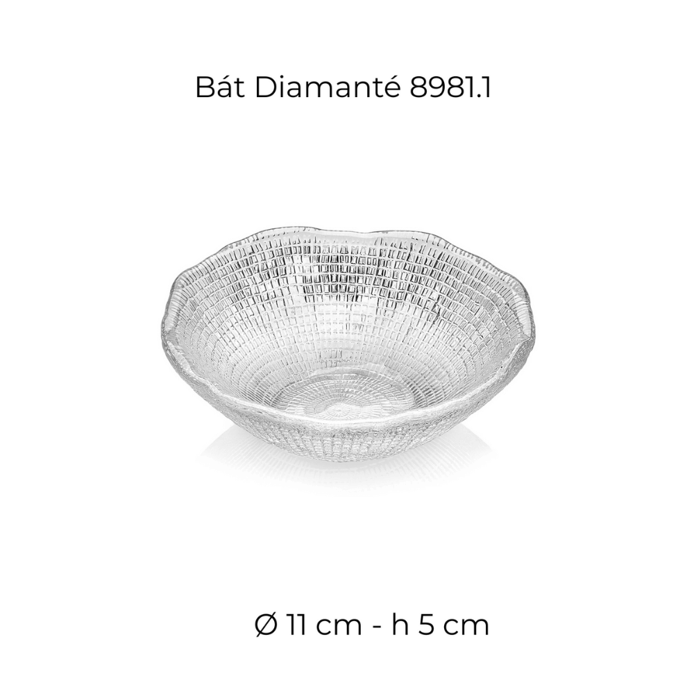 Bát pha lê IVV Diamante, nhiều màu, nhiều kích cỡ