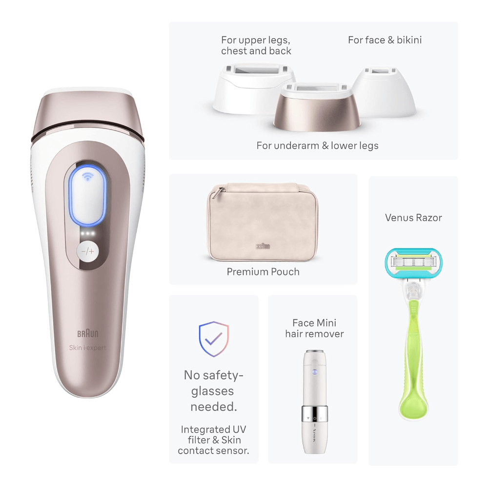 Máy triệt lông thông minh BRAUN Skin i·expert Smart IPL - PL7219