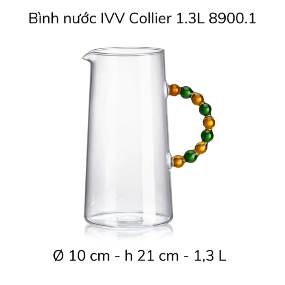 Bình nước IVV Collier 1.3L nhiều màu