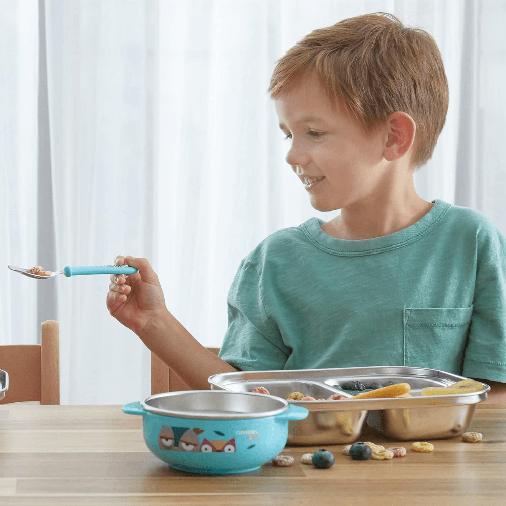 Bộ thìa nĩa thông minh Smart Cuitisan kèm hộp nhựa ABS nhiều màu