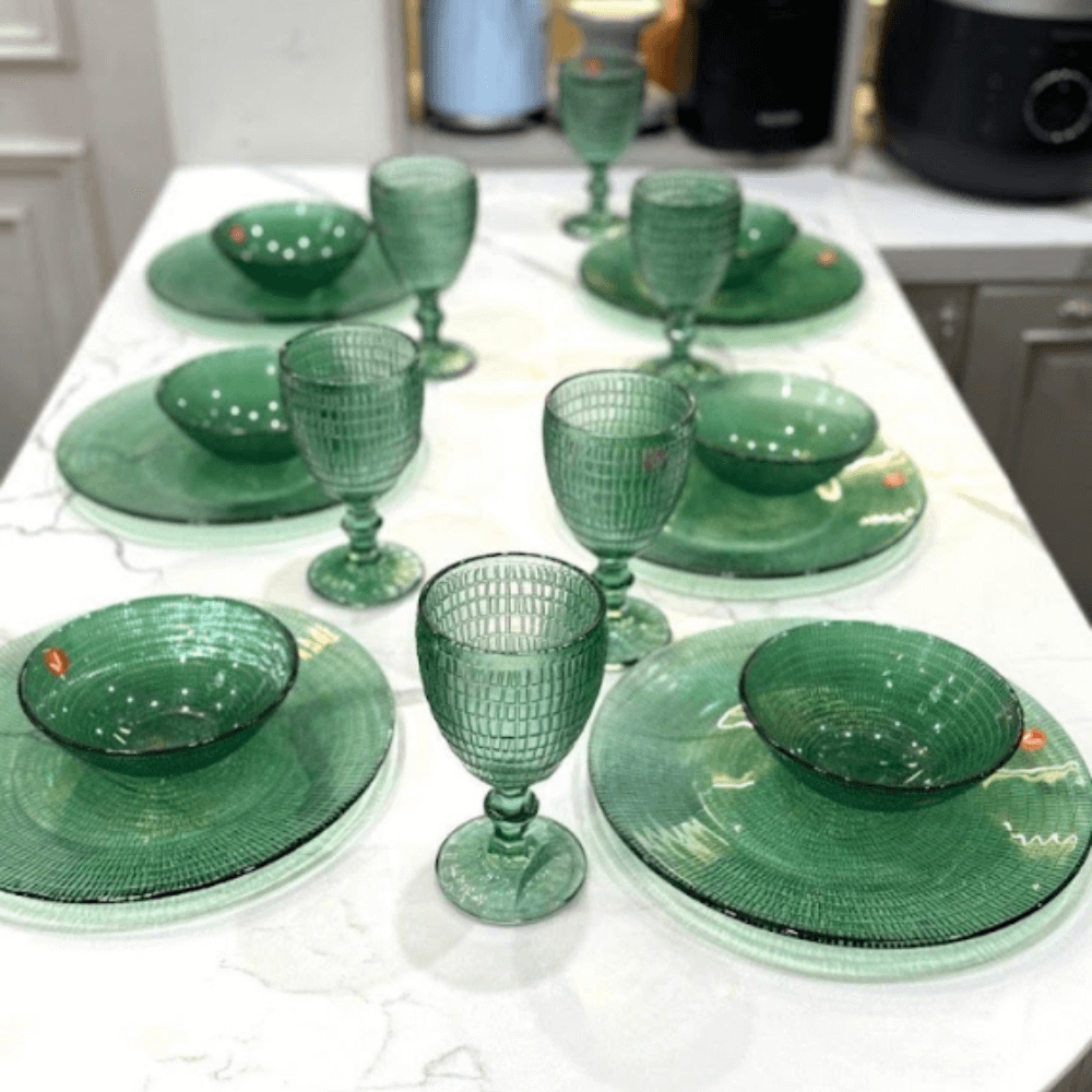 Set 18 món bát, đĩa, ly cao cấp Viola From Germany