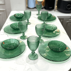 Set 18 món bát, đĩa, ly cao cấp Viola From Germany