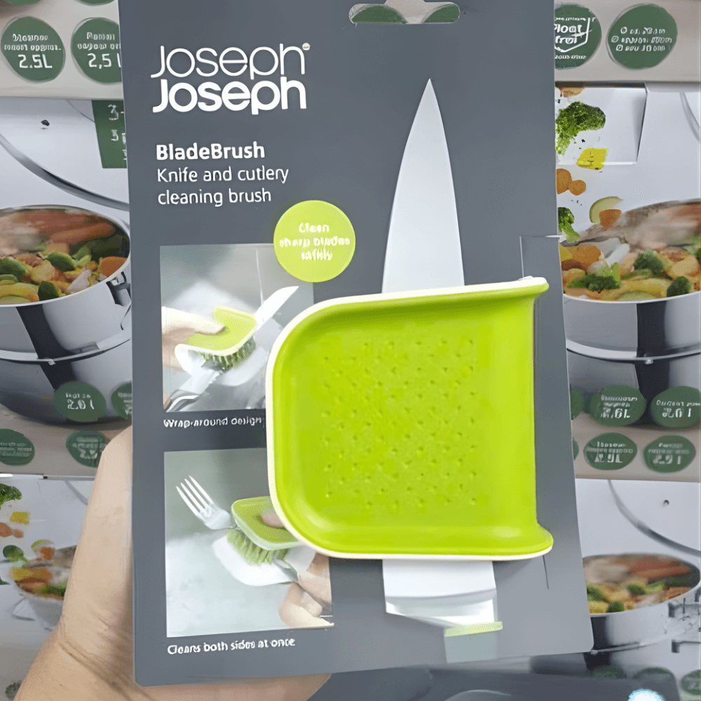 Bàn chải vệ sinh dao chuyên dụng Joseph Joseph BladeBrush (Green) 85105