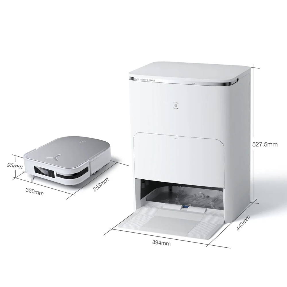 Robot hút bụi lau nhà Ecovas Deebot X2 Omni màu trắng