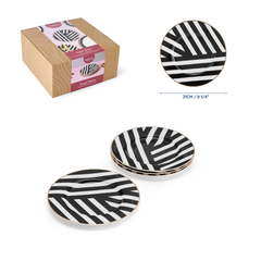 Đồ dùng bàn ăn Mikasa Luxe Deco nhiều món, chất liệu sứ xương