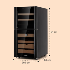 Tủ tích hợp cigar, rượu vang Klarstein 89L