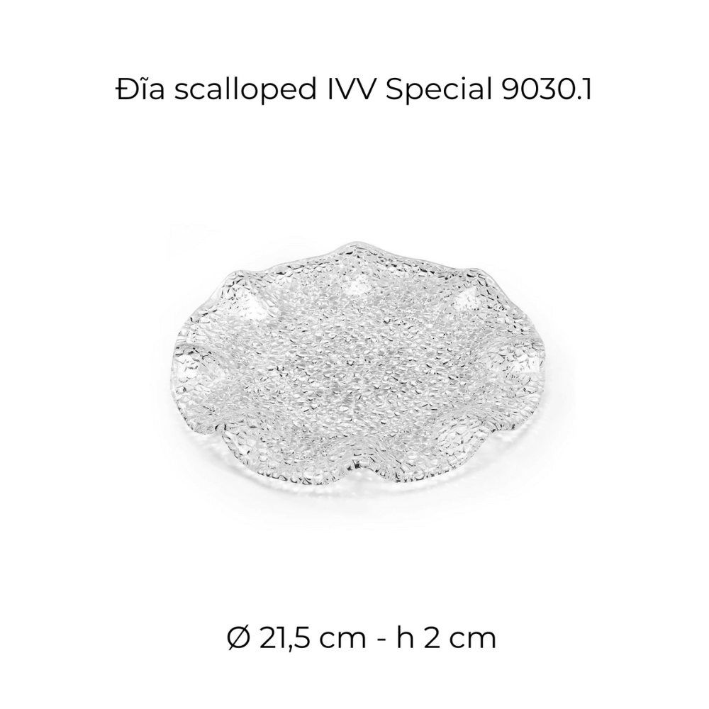 Đĩa scalloped IVV Special nhiều màu, nhiều kích cỡ