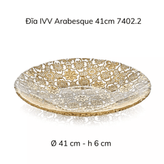 Đĩa Arabesque Centrepiece Gold Leaf 41cm IVV 7402.2