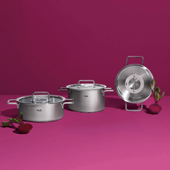 Bộ nồi Fissler Pure Collection 5 món vung kính kèm chảo made in Germany