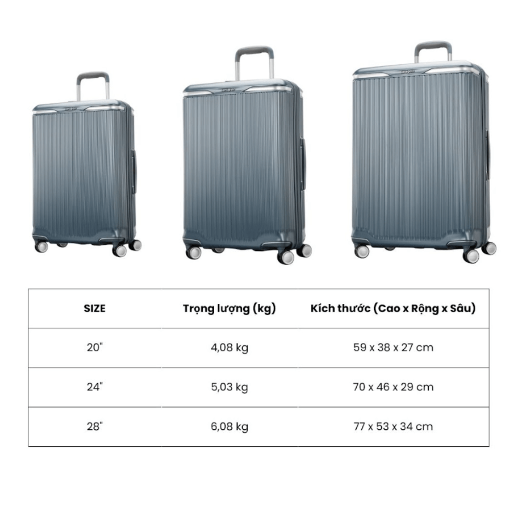Valy doanh nhân Samsonite Silhouette 18