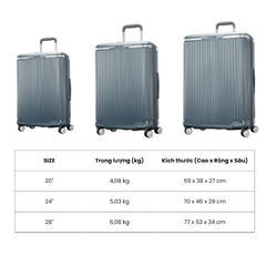 Valy doanh nhân Samsonite Silhouette 18