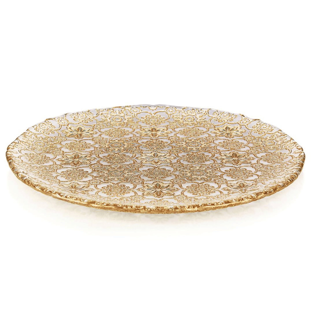 Đĩa Arabesque Gold Leaf 37cm IVV 7401.3