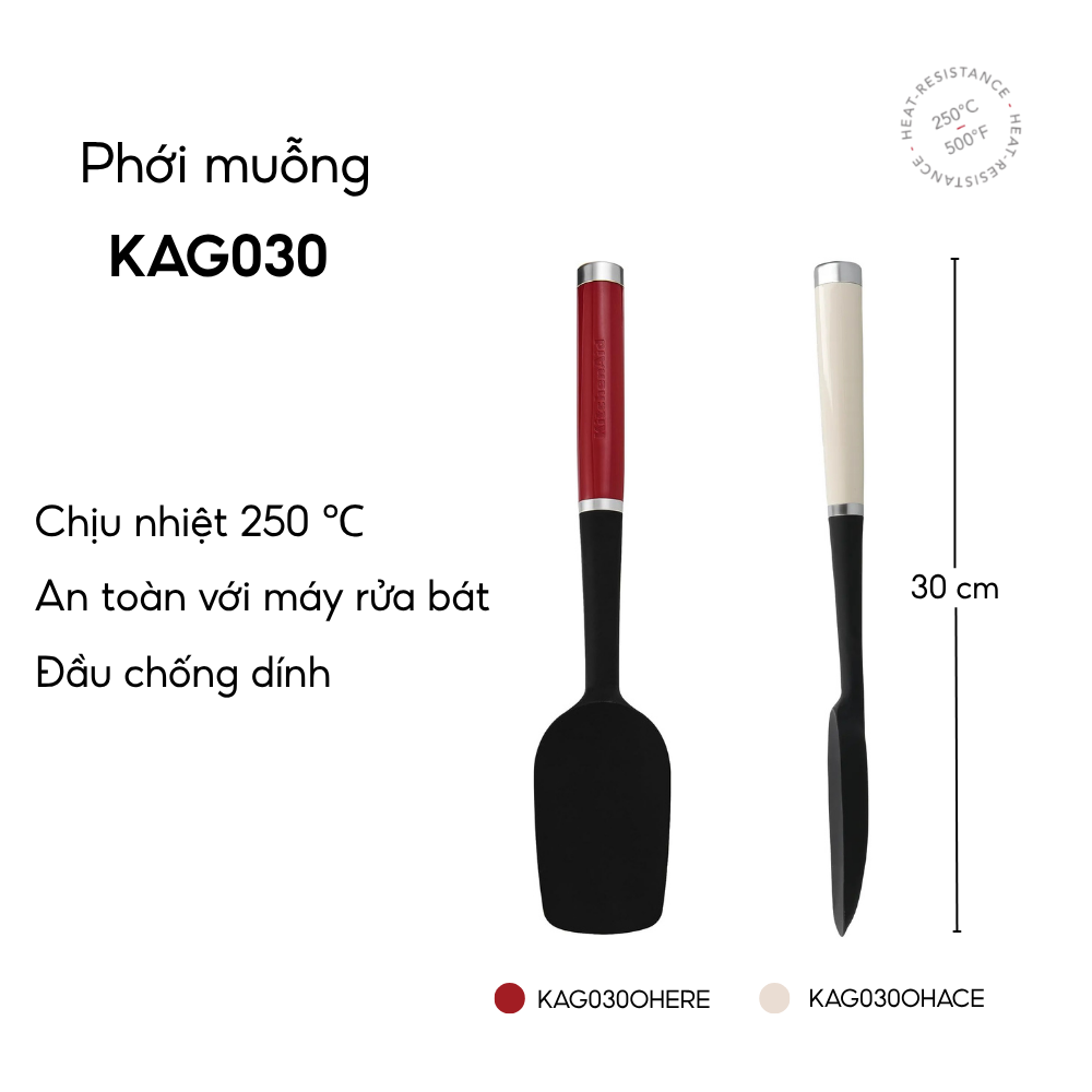 Phới muỗng KitchenAid Coreline KAG030 nhiều màu