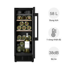 Tủ rượu vang BOSCH KUW20VHF0 Serie 6 21 chai