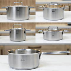 Bộ nồi Fissler Pure Collection 5 món kèm quánh made in Germany