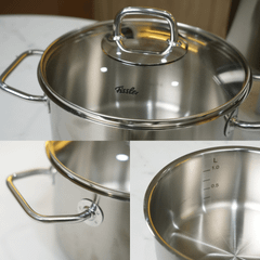 Bộ nồi Fissler Viseo 5 món vung kính kèm quánh