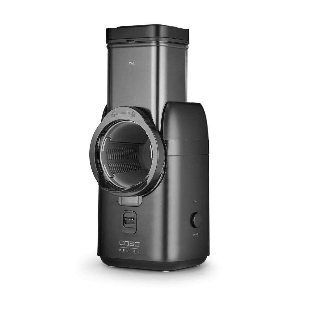 Máy cắt lát, băm nhỏ, bào sợi rau củ CASO 5in1 màu đen