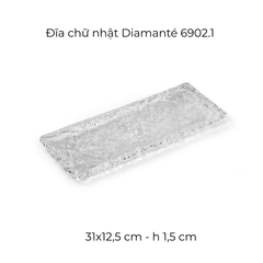 Đĩa chữ nhật IVV Diamante, nhiều kích cỡ