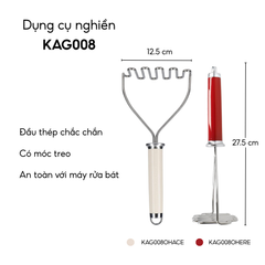 Dụng cụ nghiền KitchenAid Coreline KAG008 nhiều màu