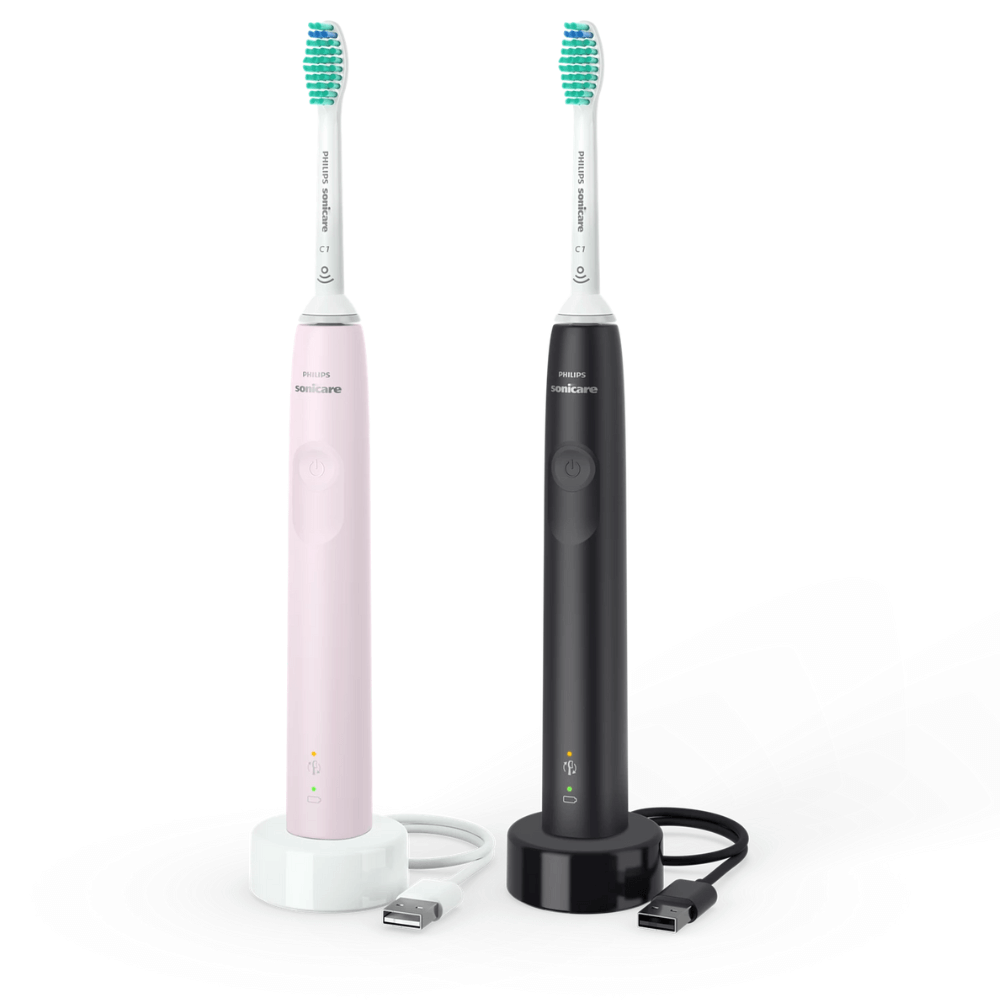 Set bàn chải điện Philips Sonicare 3100 series HX3675, nhiều màu