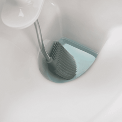 Cọ toilet silicone chống nhỏ giọt Joseph Joseph Flex Lite Steel 70561