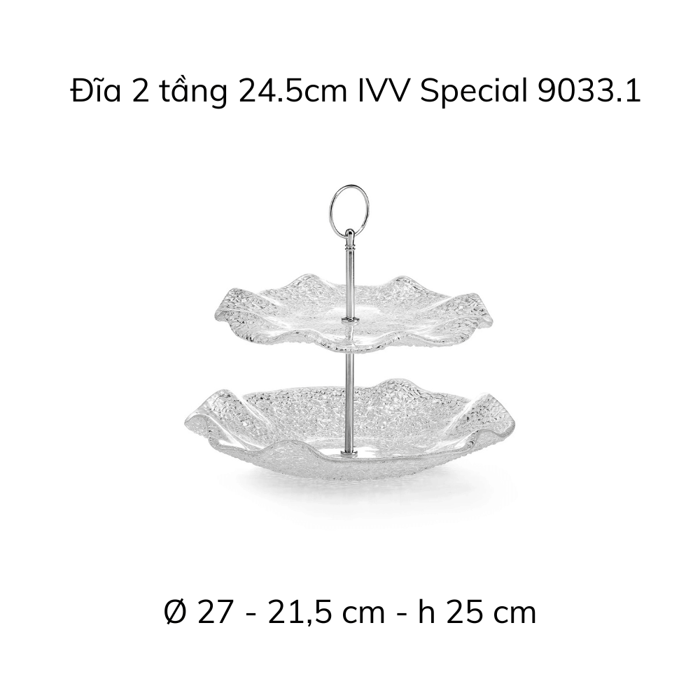 Đĩa 2 tầng Special 24.5cm IVV 9033.1